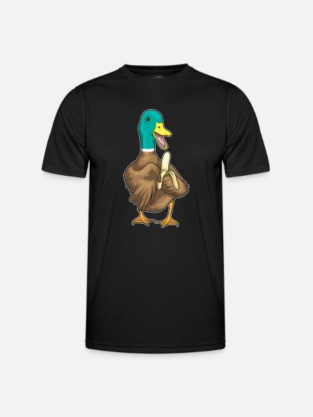 Duck Banana - Men's Functional T-Shirt - black