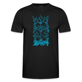Dualité III - T-shirt sport Homme - noir - Devant - AI Model Male 178 dark (178cm)