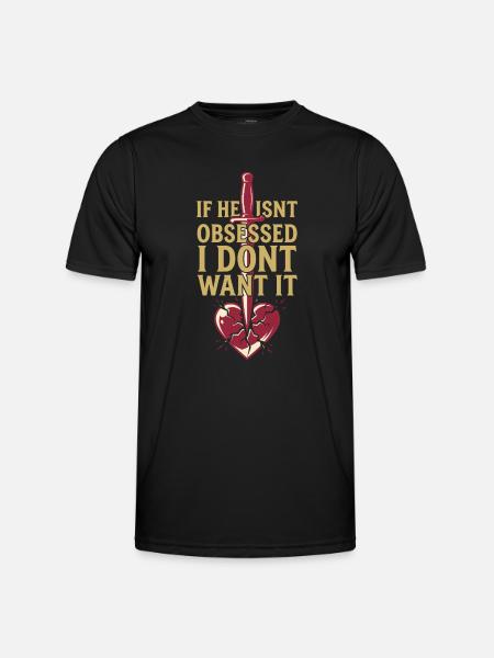 Romantasy Fantasy Romance Booktok Spicy Reader - Men's Functional T-Shirt - black