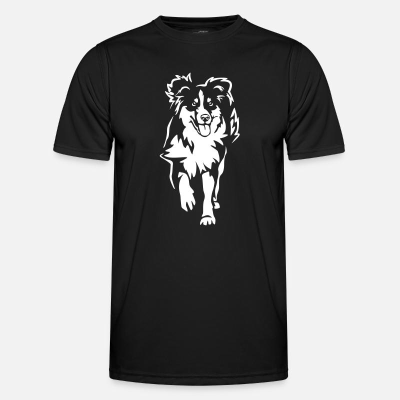 Australian Shepherd "Black Edition" - Men's Functional T-Shirt - black