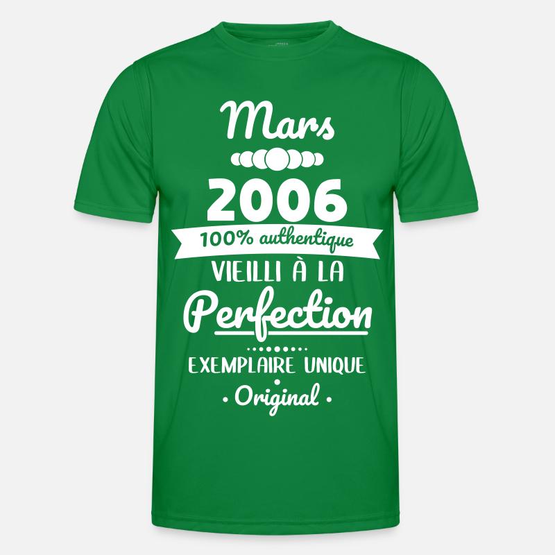 Anniversaire 20 ans - Mars 2006 Original T-shirt sport Homme