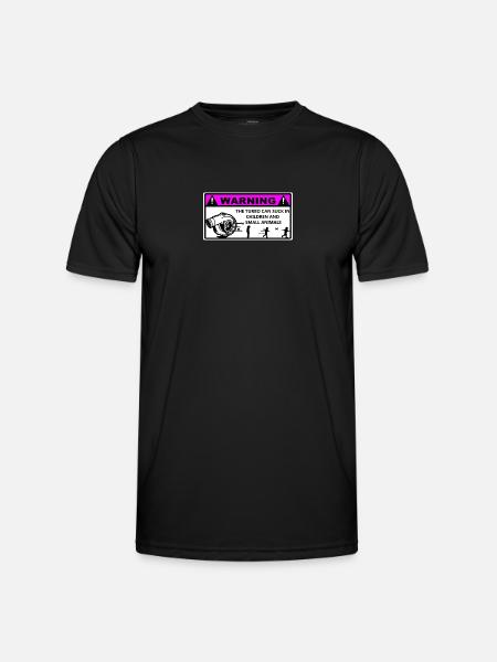 Turbo Warning Kids - Men's Functional T-Shirt - black
