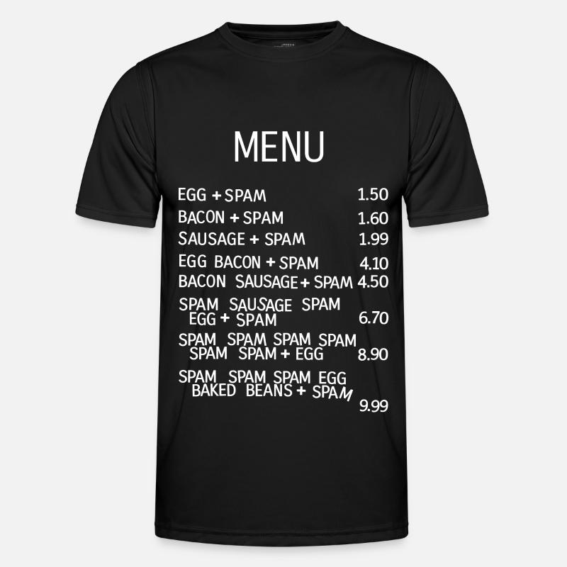 Seriously Pointless Awful Menu - Men's Functional T-Shirt - black