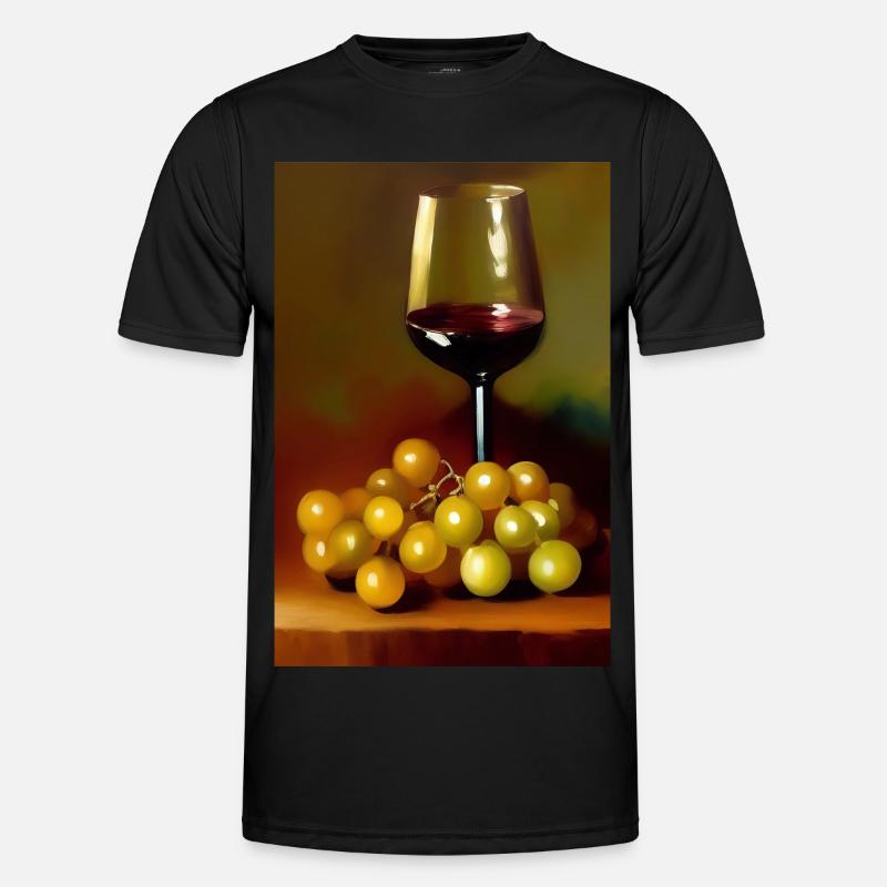 Wein Trinker Männer Funktions-T-Shirt