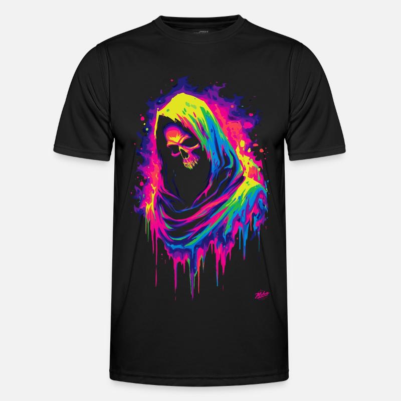Neon Grim Reaper Men's Functional T-Shirt
