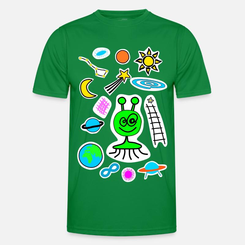 Space doodle Men's Functional T-Shirt