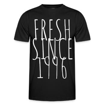 Frais depuis 1996 - T-shirt sport Homme - noir - Devant - AI Model Male 178 dark (178cm)