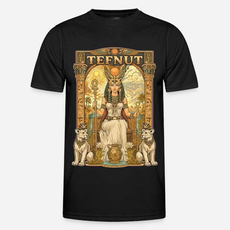 TEFNUT-Thron - Männer Funktions-T-Shirt - Schwarz