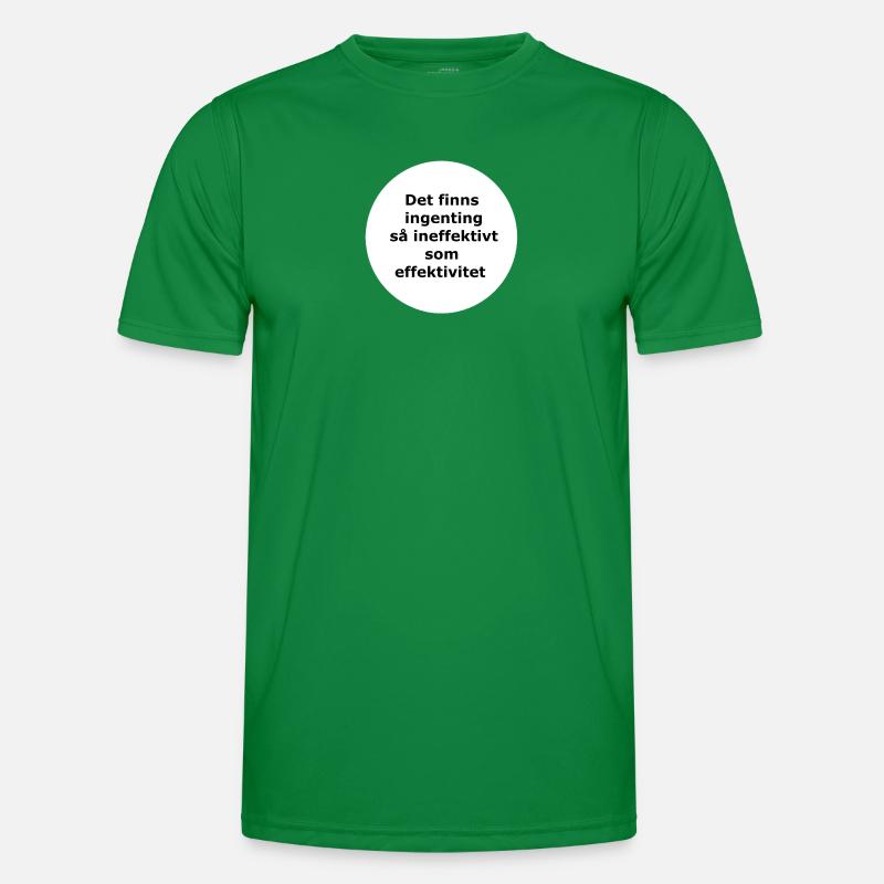 There is nothing,,,(White circle) Men's Functional T-Shirt