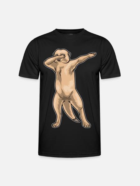 Danse hip hop suricate - T-shirt sport Homme - noir