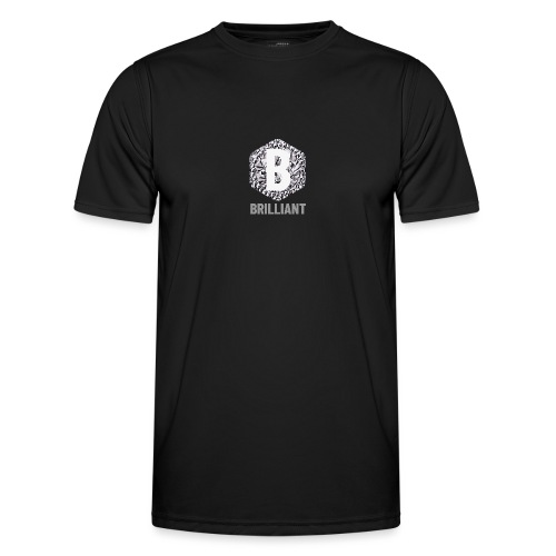 B brilliant grey - Functioneel T-shirt voor mannen