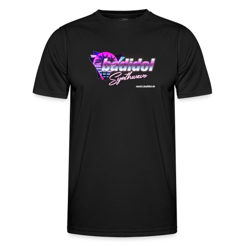 badidol Synthwave - Men's Functional T-Shirt