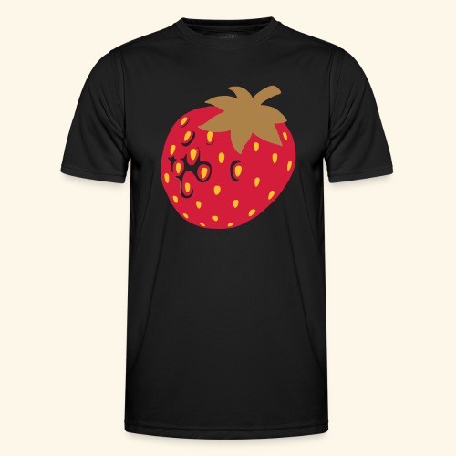 Erdbeere - Männer Funktions-T-Shirt