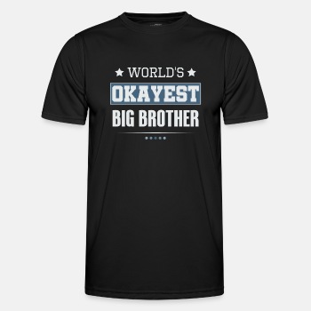 World's Okayest Big Brother - Functional T-shirt for men