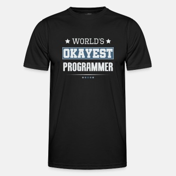 World's Okayest Programmer - Functional T-shirt for men