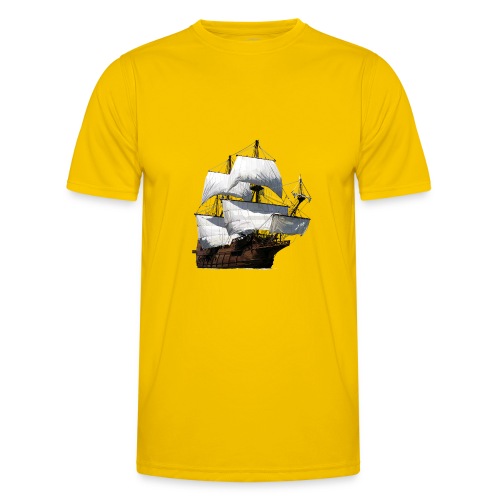Segelschiff - Männer Funktions-T-Shirt