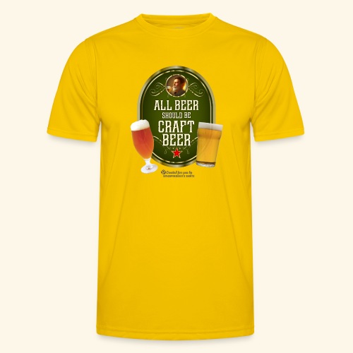 Bier Design Alles Bier sollte Craft Bier sein - Männer Funktions-T-Shirt