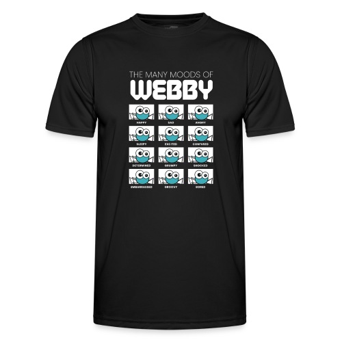 Many moods of webby - T-shirt sport Homme