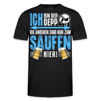Bräutigam T-Shirt Junggesellenabschied Männer JGA - Männer Funktions-T-Shirt - Schwarz - Vorne - AI Model Male 178 dark (178cm)