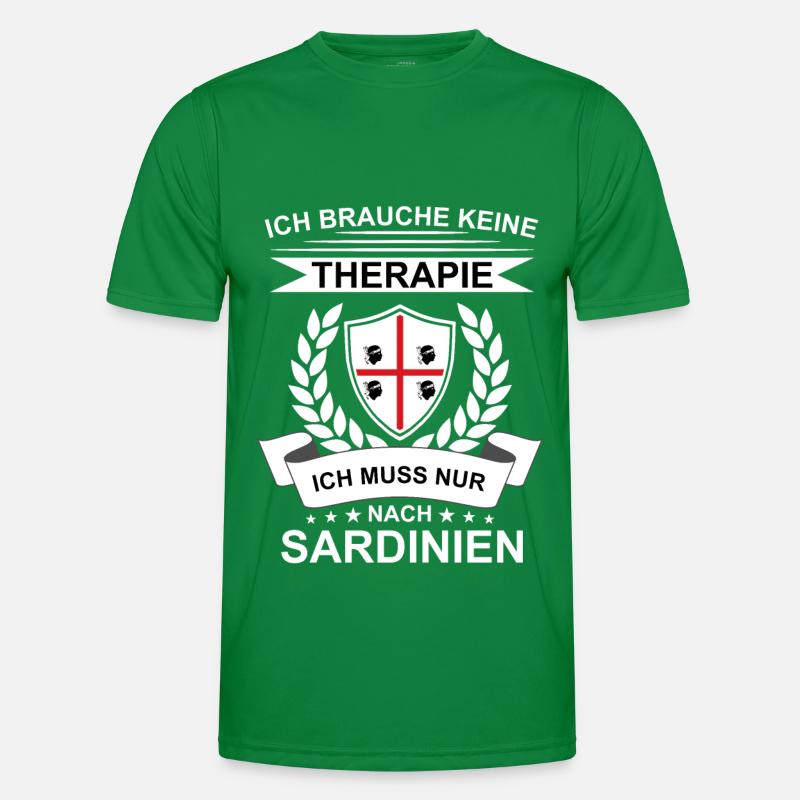Sardaigne Drapeau Sardaigne Drapeau Sarde Pas de thérapie T-shirt sport Homme