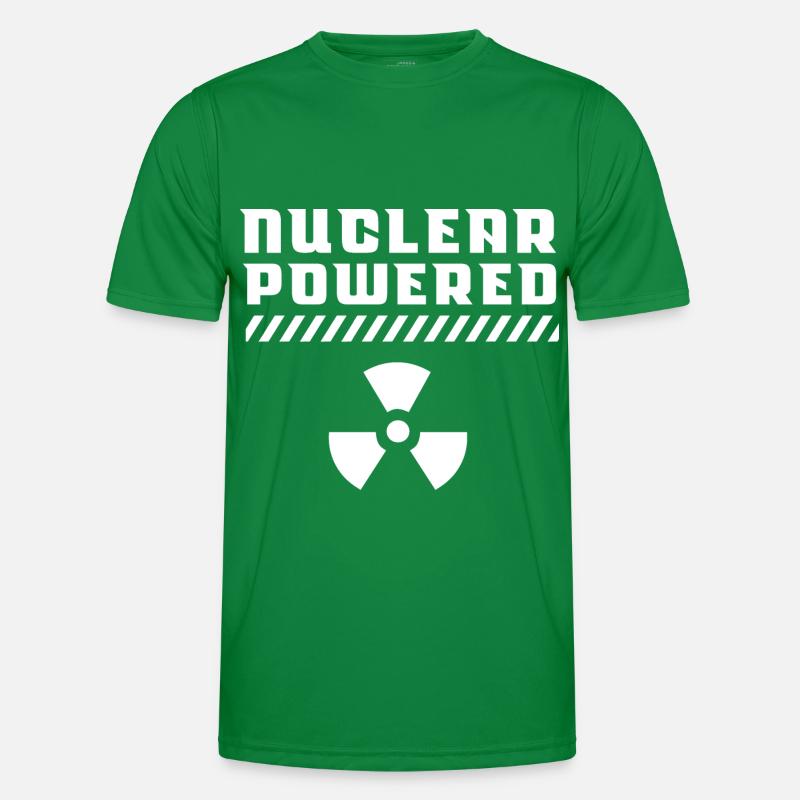 Atomkraft Atom Nuklear Kernkraft Saubere Energie Männer Funktions-T-Shirt