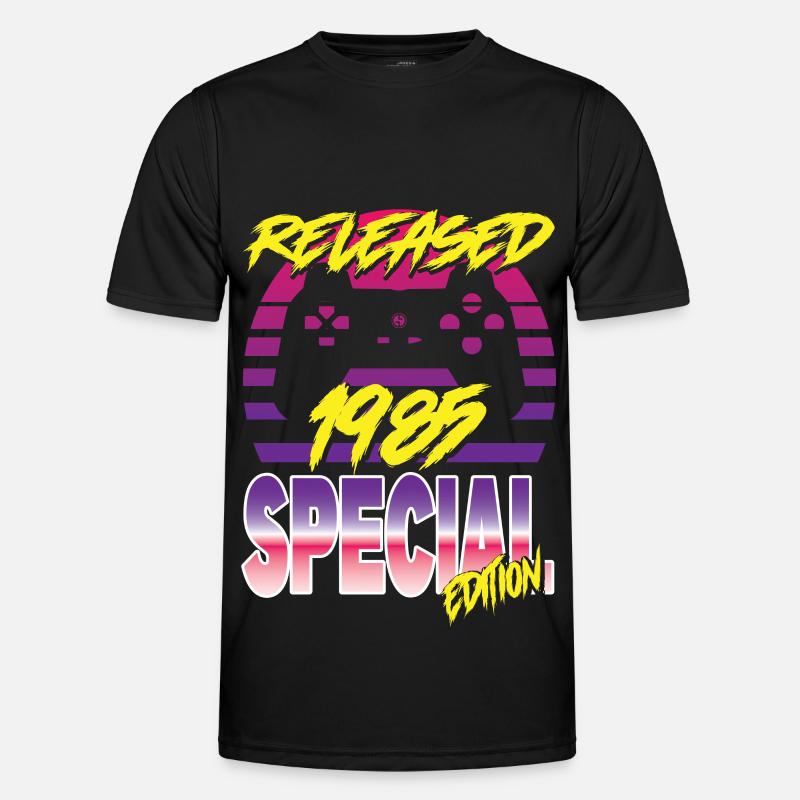 Released 1985 Special Edition Männer Funktions-T-Shirt