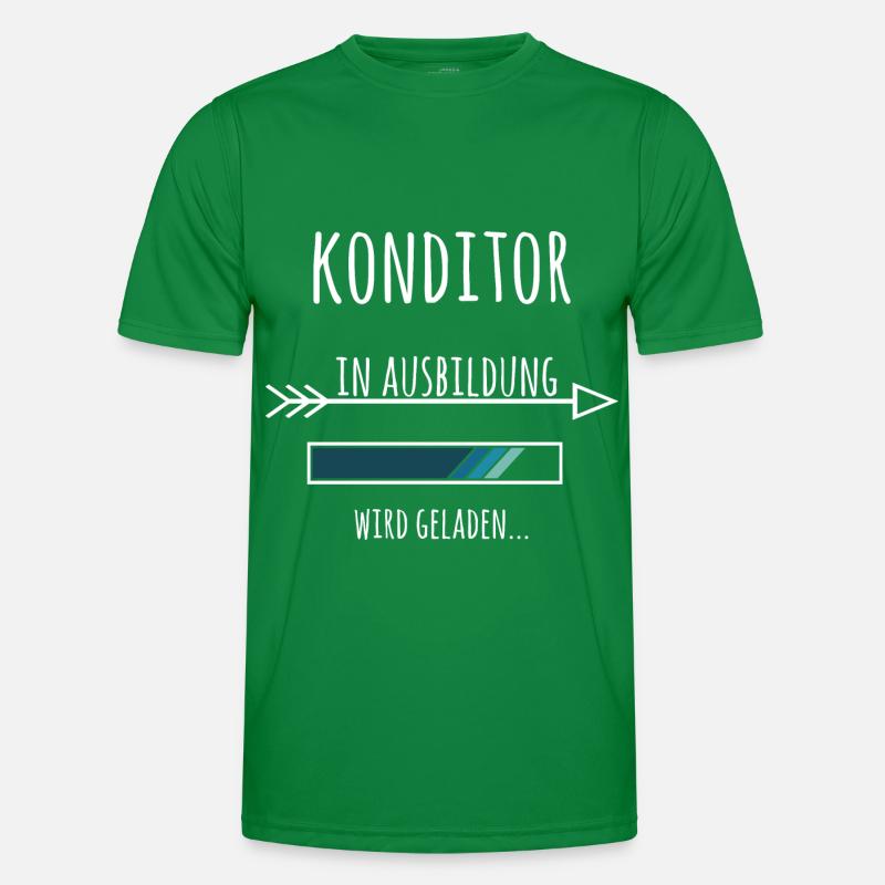 Konditor Bäcker Ausbildung Beruf Geschenk Männer Funktions-T-Shirt