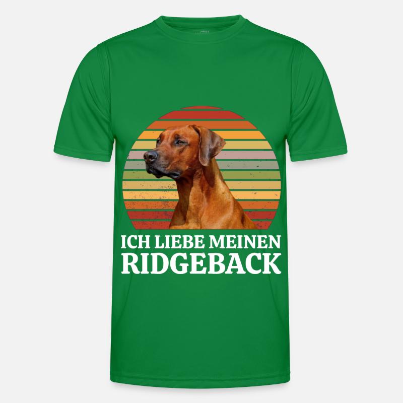 Rhodesian Ridgeback Männer Funktions-T-Shirt