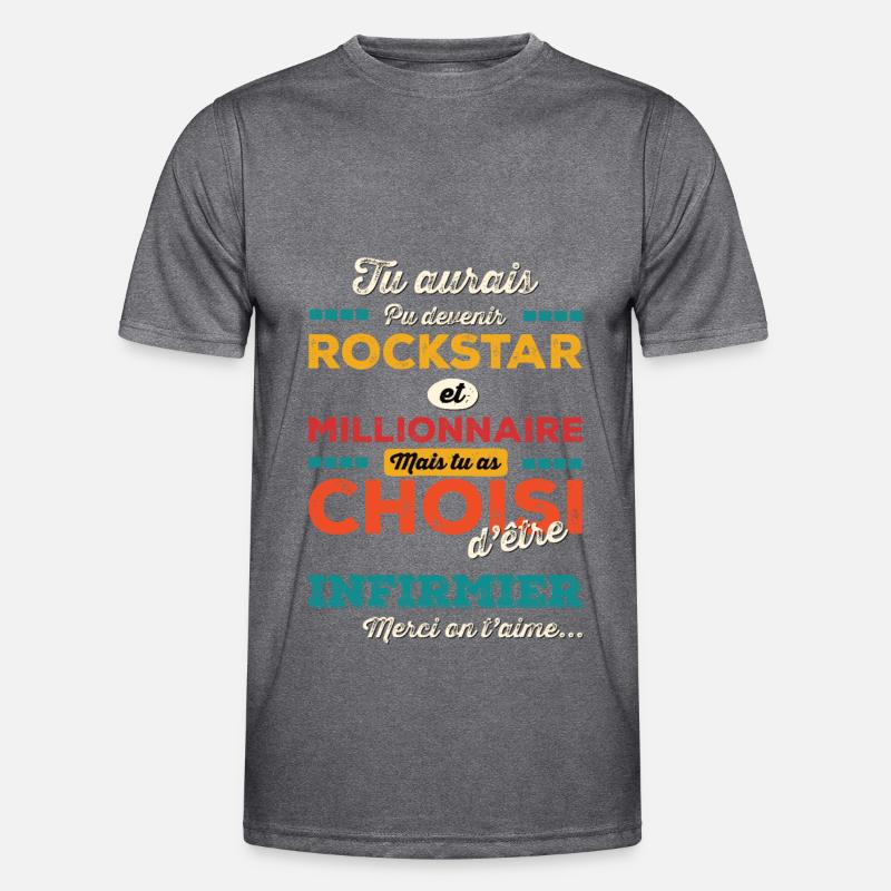 Krankenschwester Männer Funktions-T-Shirt