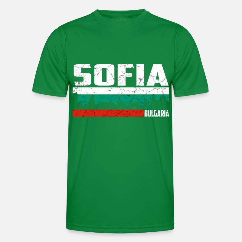 Sofia Bulgarien Männer Funktions-T-Shirt