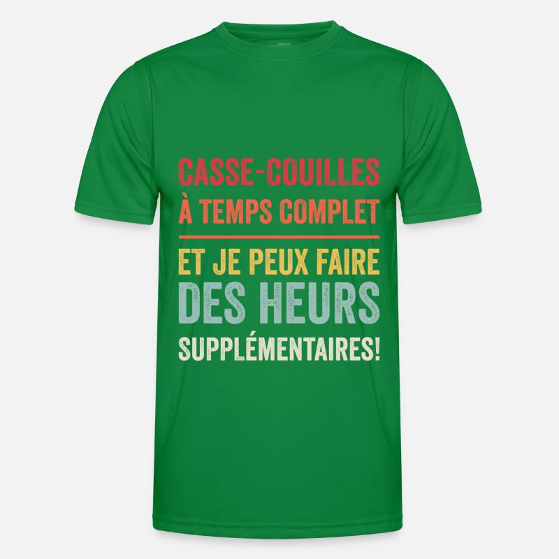 Casse Couilles à Temps Complet T-shirt sport Homme