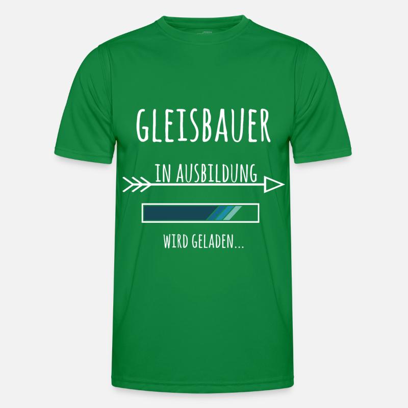 Gleisbauer Ausbildung Beruf Geschenk Männer Funktions-T-Shirt