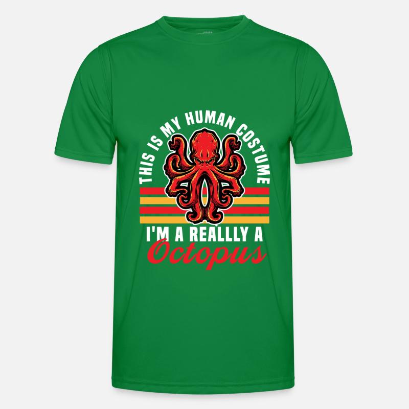 Pieuvre T-shirt sport Homme