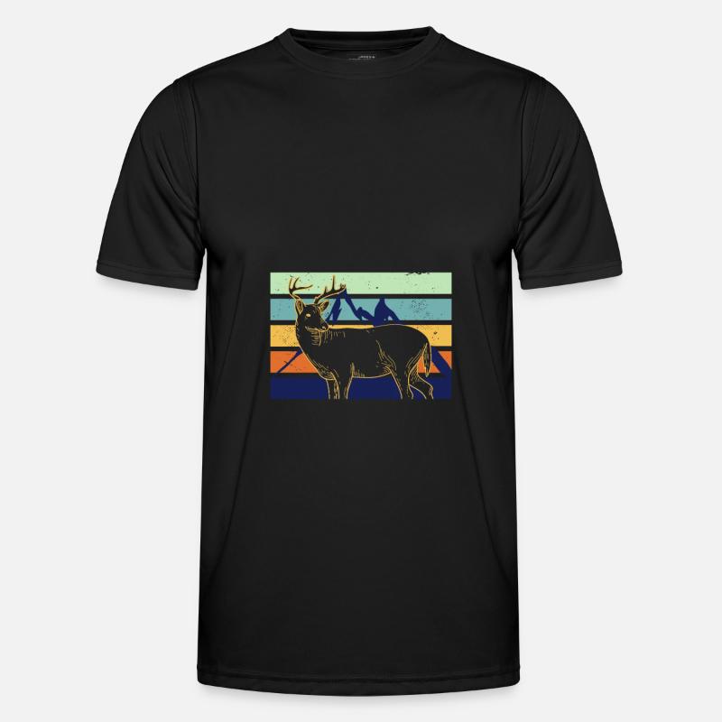 Deer Retro Men's Functional T-Shirt