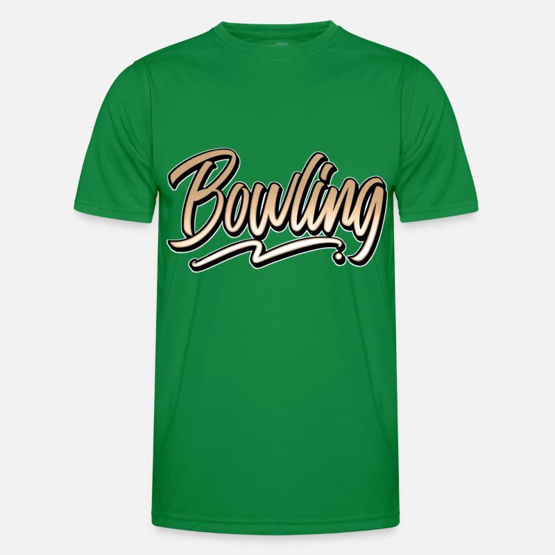 Bowling Männer Funktions-T-Shirt