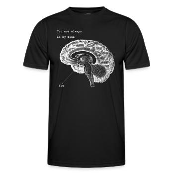 In my Mind - Männer Funktions-T-Shirt - Schwarz - Vorne - AI Model Male 178 dark (178cm)