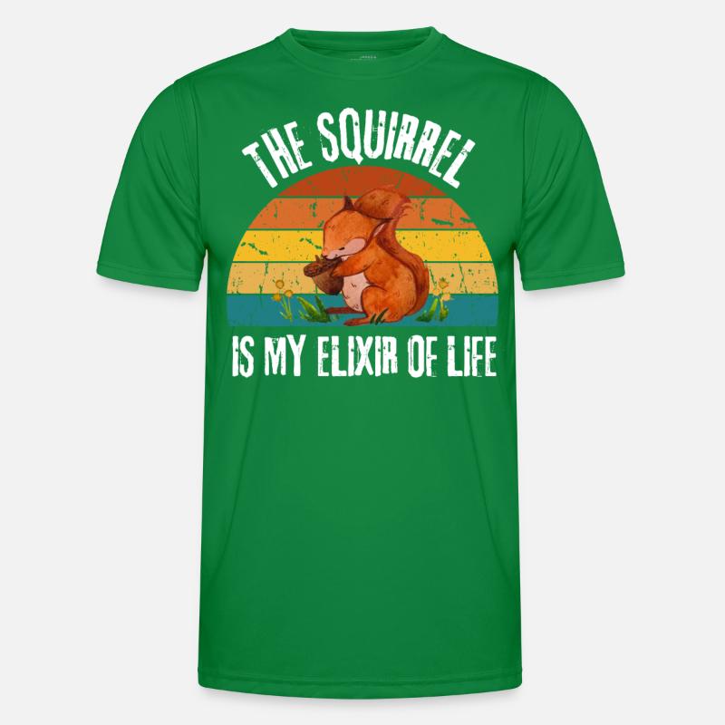 L’écureuil est mon élixir de vie animale T-shirt sport Homme
