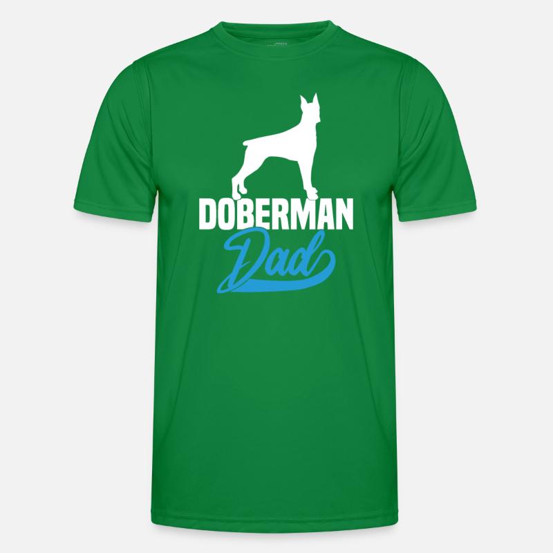 Doberman Dad Men's Functional T-Shirt
