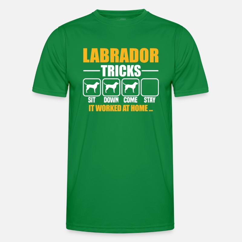 Labrador Tricks Men's Functional T-Shirt