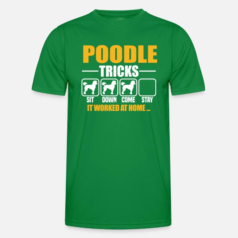 Poodle Tricks Men's Functional T-Shirt
