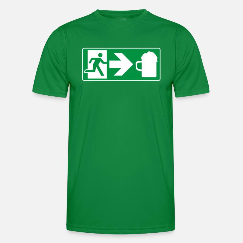 Emergency Exit Beer Men's Functional T-Shirt