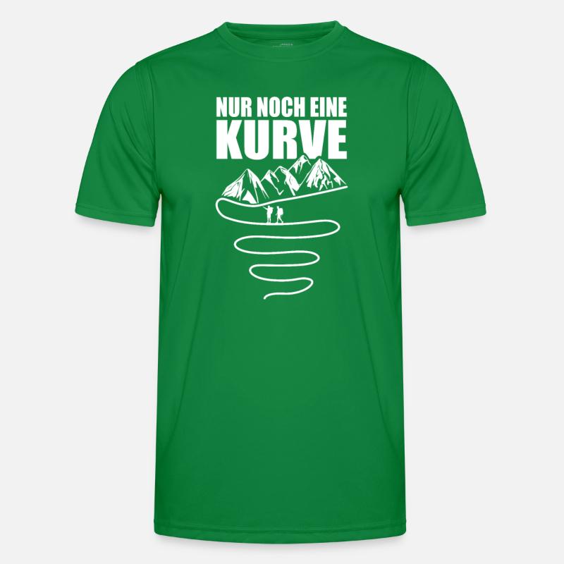 Nur noch eine Kurve Männer Funktions-T-Shirt