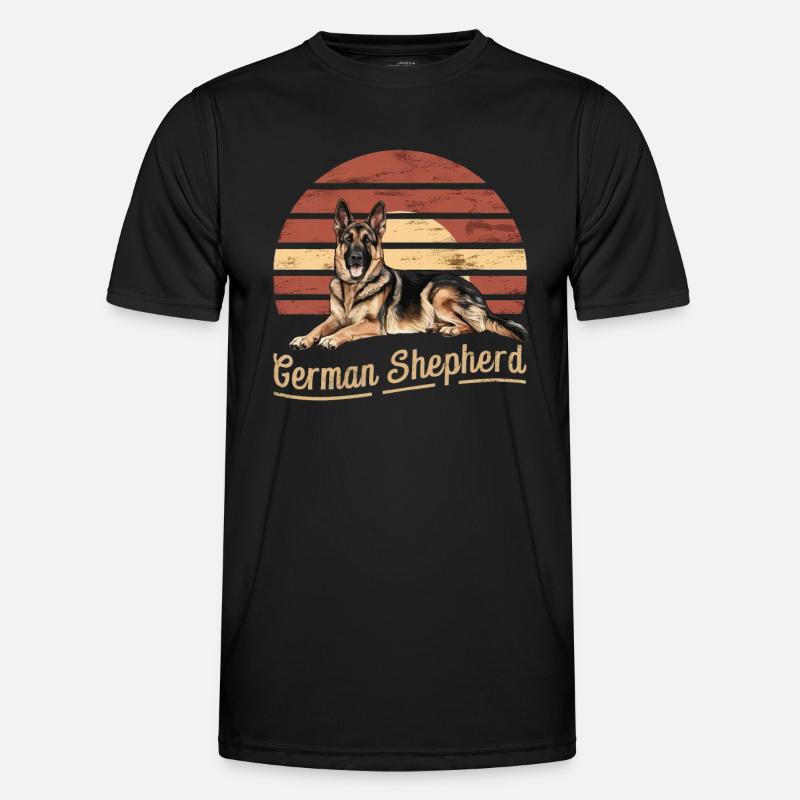 German Shepherd Männer Funktions-T-Shirt