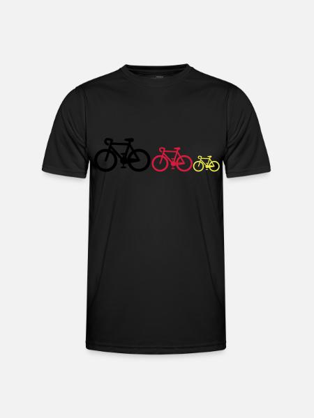Black-red-gold - Men's Functional T-Shirt - black