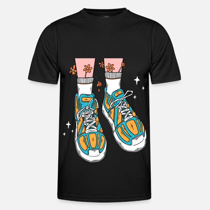 FLOWERS SHOES Men's Functional T-Shirt