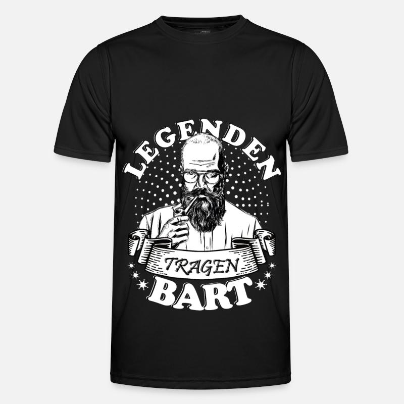 Legenden tragen Bart Männer Funktions-T-Shirt