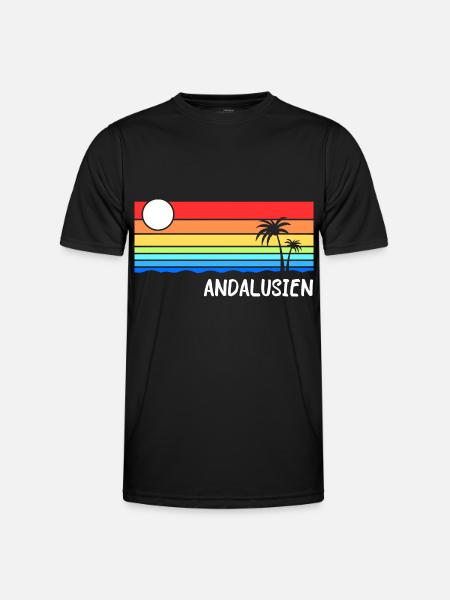 Andalusia Spain Holiday Idea - Men's Functional T-Shirt - black