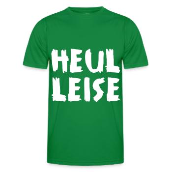 Heul Leise - Männer Funktions-T-Shirt - Kelly Green - Vorne - AI Model Male 178 dark (178cm)