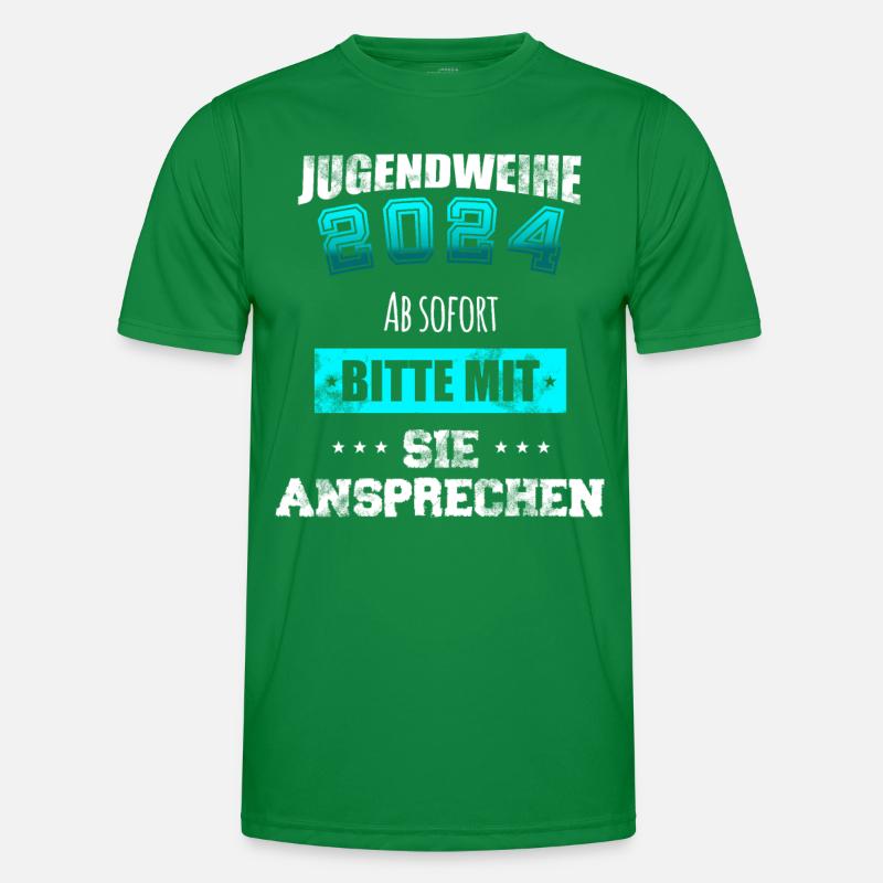 Jugendweihe 2024 - Bitte mit Sie ansprechen Männer Funktions-T-Shirt