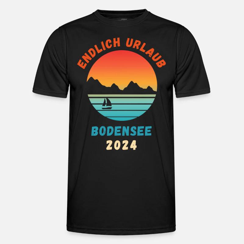 Bodensee Urlaub 2024 Bodenseeregion Idee Männer Funktions-T-Shirt